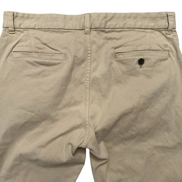 Outerknown Pants Mens Size 33 (Fits 34) S.E.A. Legs Organic Cotton Stretch Beige - Picture 4 of 6